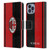 AC Milan Crest Red And Black Leather Book Wallet Case Cover For Apple iPhone 14