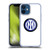 Fc Internazionale Milano Badge Logo On White Soft Gel Case for Apple iPhone 12 Mini & MagSafe