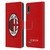 AC Milan Crest Full Colour Red Leather Book Wallet Case Cover For LG K22