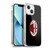 AC Milan Crest Full Colour Black Soft Gel Case for Apple iPhone 13