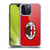 AC Milan Crest Full Colour Red Soft Gel Case for Apple iPhone 14 Pro Max