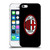 AC Milan Crest Full Colour Black Soft Gel Case for Apple iPhone 5 / 5s / iPhone SE 2016