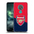 Arsenal FC Crest 2 Red & Blue Logo Soft Gel Case for Nokia 6.2 / 7.2