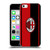 AC Milan Crest Red And Black Soft Gel Case for Apple iPhone 5c