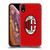AC Milan Crest Full Colour Red Soft Gel Case for Apple iPhone XR