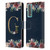 Nature Magick Floral Monogram Gold Navy Letter G Leather Book Wallet Case Cover For Huawei P Smart (2021)