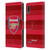 Arsenal FC Crest 2 Training Red Leather Book Wallet Case Cover For LG K22