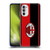 AC Milan Crest Red And Black Soft Gel Case for Motorola Moto G52
