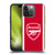 Arsenal FC 2023/24 Crest Kit Home Soft Gel Case for Apple iPhone 14 Pro