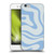 Kierkegaard Design Studio Art Blue Abstract Swirl Pattern Soft Gel Case for Apple iPhone 6 / iPhone 6s