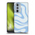 Kierkegaard Design Studio Art Blue Abstract Swirl Pattern Soft Gel Case for Motorola Edge X30