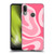 Kierkegaard Design Studio Art Modern Liquid Swirl Candy Pink Soft Gel Case for Motorola Moto E6 Plus