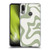Kierkegaard Design Studio Art Retro Liquid Swirl Sage Green Soft Gel Case for Motorola Moto E6 Plus