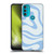 Kierkegaard Design Studio Art Blue Abstract Swirl Pattern Soft Gel Case for Motorola Moto G71 5G
