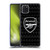 Arsenal FC 2023/24 Crest Kit Home Goalkeeper Soft Gel Case for Samsung Galaxy Note10 Lite