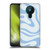 Kierkegaard Design Studio Art Blue Abstract Swirl Pattern Soft Gel Case for Nokia 5.3