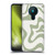 Kierkegaard Design Studio Art Retro Liquid Swirl Sage Green Soft Gel Case for Nokia 5.3
