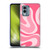 Kierkegaard Design Studio Art Modern Liquid Swirl Candy Pink Soft Gel Case for Nokia X30
