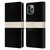 Kierkegaard Design Studio Art Stripe Minimalist Black Cream Leather Book Wallet Case Cover For Apple iPhone 11 Pro