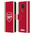 Arsenal FC 2023/24 Crest Kit Home Leather Book Wallet Case Cover For Motorola Moto E7 Plus
