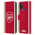 Arsenal FC 2023/24 Crest Kit Home Leather Book Wallet Case Cover For Samsung Galaxy A21s (2020)