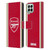 Arsenal FC 2023/24 Crest Kit Home Leather Book Wallet Case Cover For Samsung Galaxy M33 (2022)