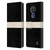 Kierkegaard Design Studio Art Stripe Minimalist Black Cream Leather Book Wallet Case Cover For Nokia C21