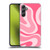 Kierkegaard Design Studio Art Modern Liquid Swirl Candy Pink Soft Gel Case for Samsung Galaxy A34 5G