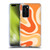 Kierkegaard Design Studio Retro Abstract Patterns Modern Orange Tangerine Swirl Soft Gel Case for Huawei P40 5G
