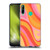 Kierkegaard Design Studio Retro Abstract Patterns Pink Orange Yellow Swirl Soft Gel Case for Huawei P40 lite E