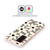 Kierkegaard Design Studio Retro Abstract Patterns Daisy Black Cream Dots Check Soft Gel Case for Huawei P Smart (2020)