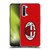 AC Milan Crest Full Colour Red Soft Gel Case for OPPO Find X2 Lite 5G