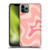 Kierkegaard Design Studio Retro Abstract Patterns Soft Pink Liquid Swirl Soft Gel Case for Apple iPhone 11 Pro Max