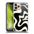Kierkegaard Design Studio Retro Abstract Patterns Black Almond Cream Swirl Soft Gel Case for Apple iPhone 11 Pro
