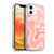 Kierkegaard Design Studio Retro Abstract Patterns Soft Pink Liquid Swirl Soft Gel Case for Apple iPhone 12 / iPhone 12 Pro & MagSafe