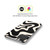 Kierkegaard Design Studio Retro Abstract Patterns Black Almond Cream Swirl Soft Gel Case for Apple iPhone 13