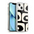 Kierkegaard Design Studio Retro Abstract Patterns Modern Piquet Black Cream Soft Gel Case for Apple iPhone 13