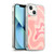 Kierkegaard Design Studio Retro Abstract Patterns Soft Pink Liquid Swirl Soft Gel Case for Apple iPhone 13