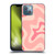 Kierkegaard Design Studio Retro Abstract Patterns Soft Pink Liquid Swirl Soft Gel Case for Apple iPhone 13