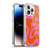 Kierkegaard Design Studio Retro Abstract Patterns Hot Pink Orange Swirl Soft Gel Case for Apple iPhone 13 Pro Max & MagSafe