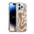 Kierkegaard Design Studio Retro Abstract Patterns Milk Brown Beige Swirl Soft Gel Case for Apple iPhone 13 Pro Max & MagSafe