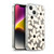 Kierkegaard Design Studio Retro Abstract Patterns Daisy Black Cream Dots Check Soft Gel Case for Apple iPhone 14