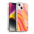 Kierkegaard Design Studio Retro Abstract Patterns Pink Orange Yellow Swirl Soft Gel Case for Apple iPhone 14