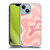 Kierkegaard Design Studio Retro Abstract Patterns Soft Pink Liquid Swirl Soft Gel Case for Apple iPhone 14