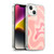 Kierkegaard Design Studio Retro Abstract Patterns Soft Pink Liquid Swirl Soft Gel Case for Apple iPhone 14