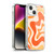 Kierkegaard Design Studio Retro Abstract Patterns Tangerine Orange Tone Soft Gel Case for Apple iPhone 14