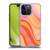 Kierkegaard Design Studio Retro Abstract Patterns Pink Orange Yellow Swirl Soft Gel Case for Apple iPhone 14 Pro Max