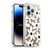 Kierkegaard Design Studio Retro Abstract Patterns Daisy Black Cream Dots Check Soft Gel Case for Apple iPhone 14 Pro & MagSafe