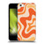 Kierkegaard Design Studio Retro Abstract Patterns Tangerine Orange Tone Soft Gel Case for Apple iPhone 5c