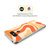 Kierkegaard Design Studio Retro Abstract Patterns Modern Orange Tangerine Swirl Soft Gel Case for LG K22